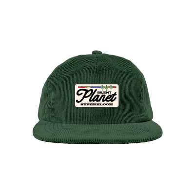 Corduroy Patch Hat - Green
