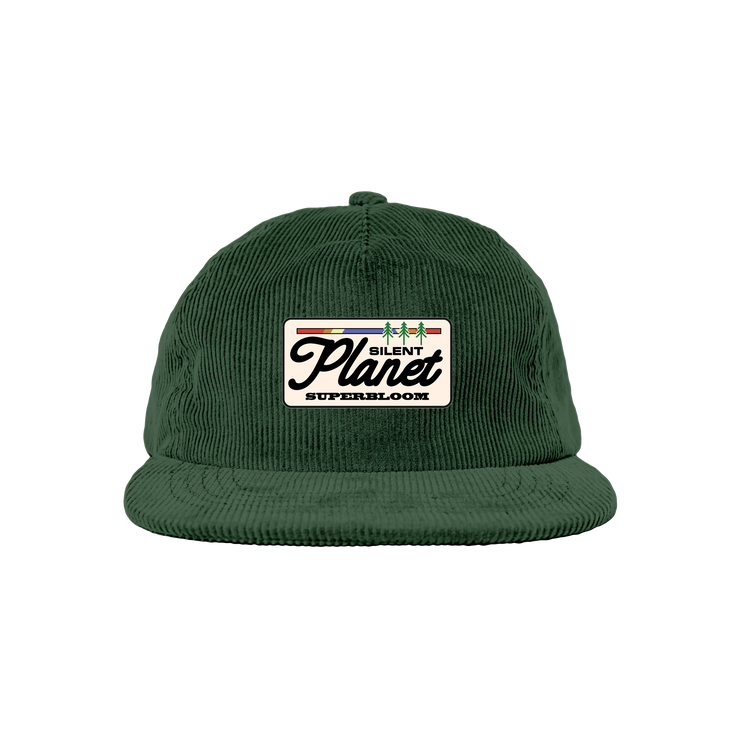 Corduroy Patch Hat - Green